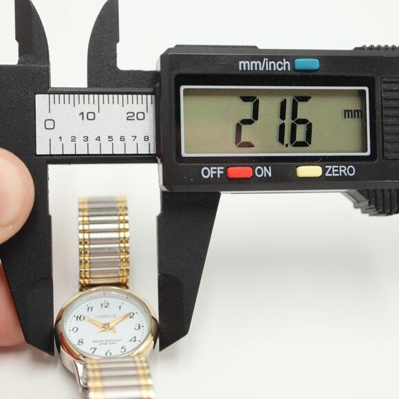 Carriage by Timex Womens Two Tone Watch 22mm Expansion Band w New Battery - Picture 2 of 12